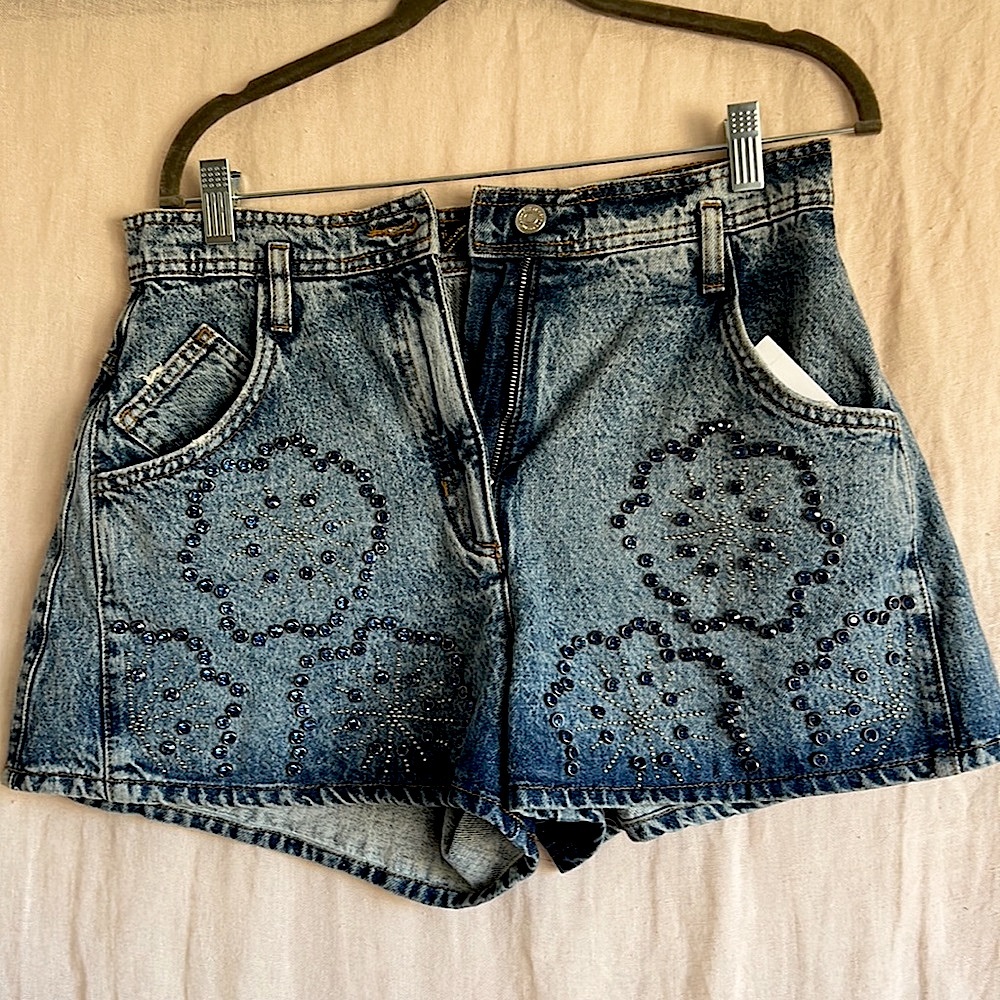 Denim shorts